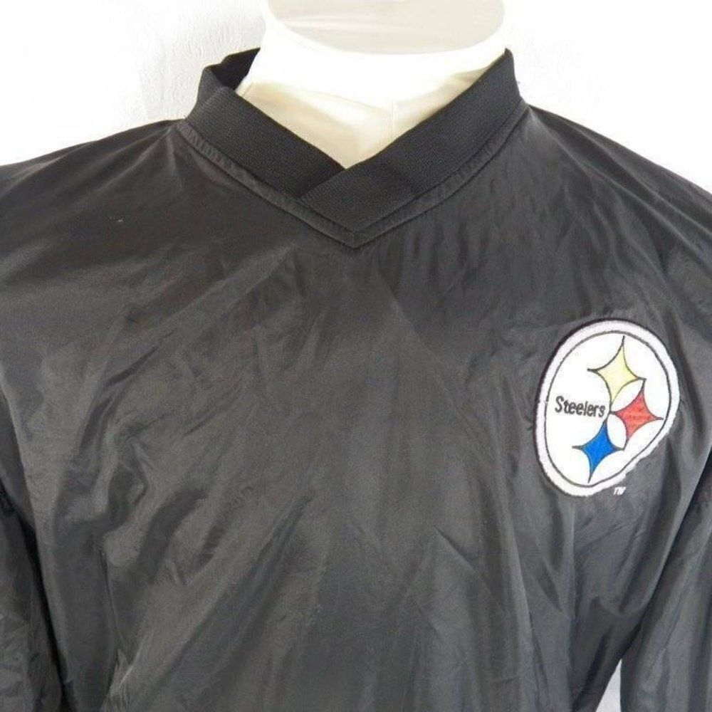 Vintage L Pittsburgh Steelers Pullover Windbreaker